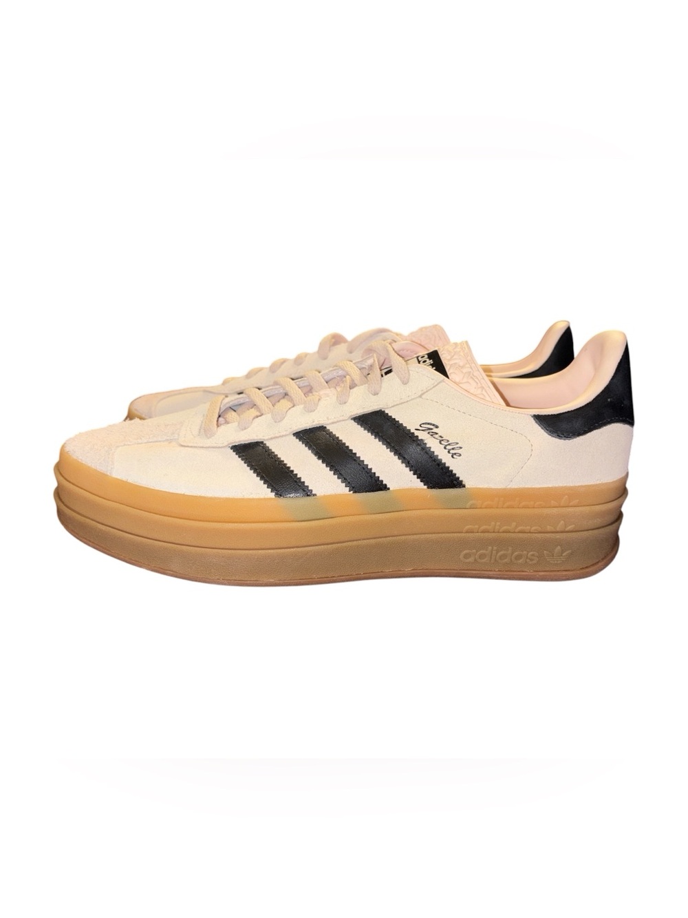 Adidas Pink&Black Gazelle Platform Gum Bottom Women’s Shoes Size: 10 New
